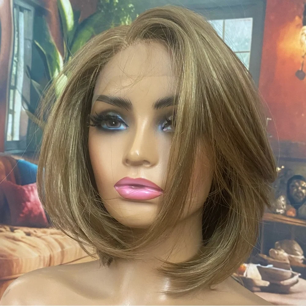 NEW Light Brown Lace Front Wig - with baby hair